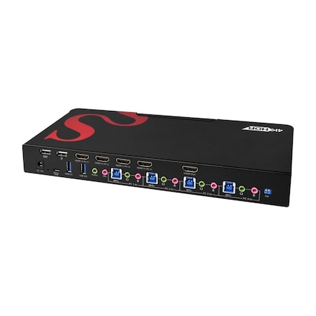 Betterbattery 4-Port HDMI 2.0 4K HDR Smart Console KVM Switch BE3758066